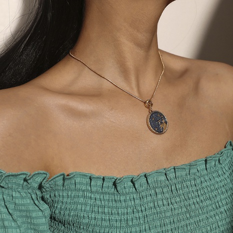 Korea Creative Fashion Twelve Constellation Necklace Wholesale Nihaojewelry's discount tags