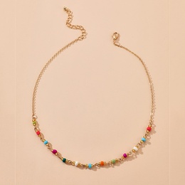 simple bohemia color miyuki beads single layer necklace wholesale nihaojewelrypicture6