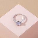simple inlaid zircon copper fine ring wholesale Nihaojewelry  NHDB402608picture12