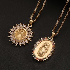 Christian Catholic Virgin Mary pendant necklace wholesale Nihaojewelry