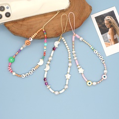 fruit moon smiley soft ceramic mobile phone chain wholesale Nihaojewelry