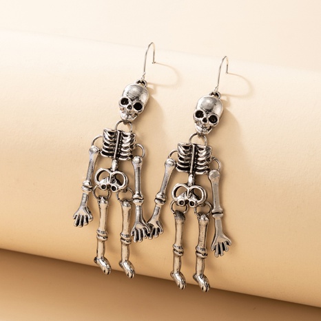 retro skull long earrings wholesale Nihaojewelry's discount tags