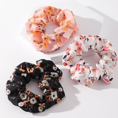 Korean floral fabric hair scrunchies set wholesale Nihaojewelry