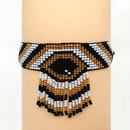 rice beads woven evil eye ethnic style bracelet wholesale jewelry Nihaojewelrypicture9