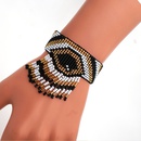 rice beads woven evil eye ethnic style bracelet wholesale jewelry Nihaojewelrypicture11