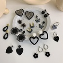 peach heart flower geometric fashion earrings wholesale jewelry Nihaojewelrypicture21