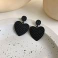 peach heart flower geometric fashion earrings wholesale jewelry Nihaojewelrypicture28