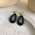 peach heart flower geometric fashion earrings wholesale jewelry Nihaojewelrypicture32
