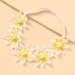 Bohemian daisy sun flower lace headband wholesale Nihaojewelry