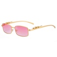 Fashion retro small frame leopard head sunglassespicture15