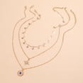 Multilayered wear fivepointed star diamond eightpointed star Sun Flower Pendant Tassel Necklacepicture11