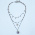 Multilayered wear fivepointed star diamond eightpointed star Sun Flower Pendant Tassel Necklacepicture13