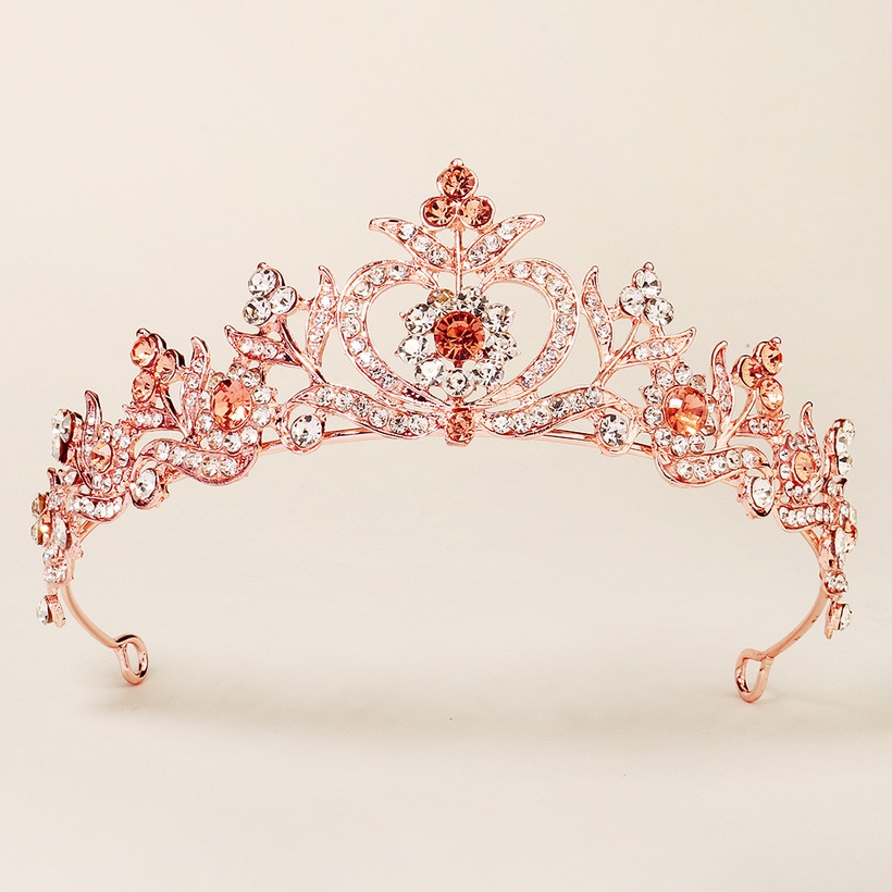 Bijoux Fantaisie Bijoux De Mariage | Coiffe De Marie Couronne Rtro Baroque En Gros Nihaojewelry - DA96176