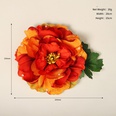 mode vintage grande fleur de simulation de pivoine rouge tte en pingle  cheveux fleur en gros nihaojewelrypicture14