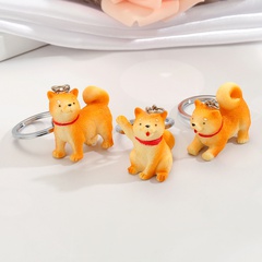 wholesale cute cartoon Akita dog pendant keychain nihaojewelry