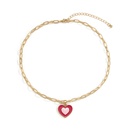 retro heart multielement necklace wholesale Nihaojewelrypicture26