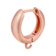 solid color glossy copper ear buckle wholesale Nihaojewelrypicture21