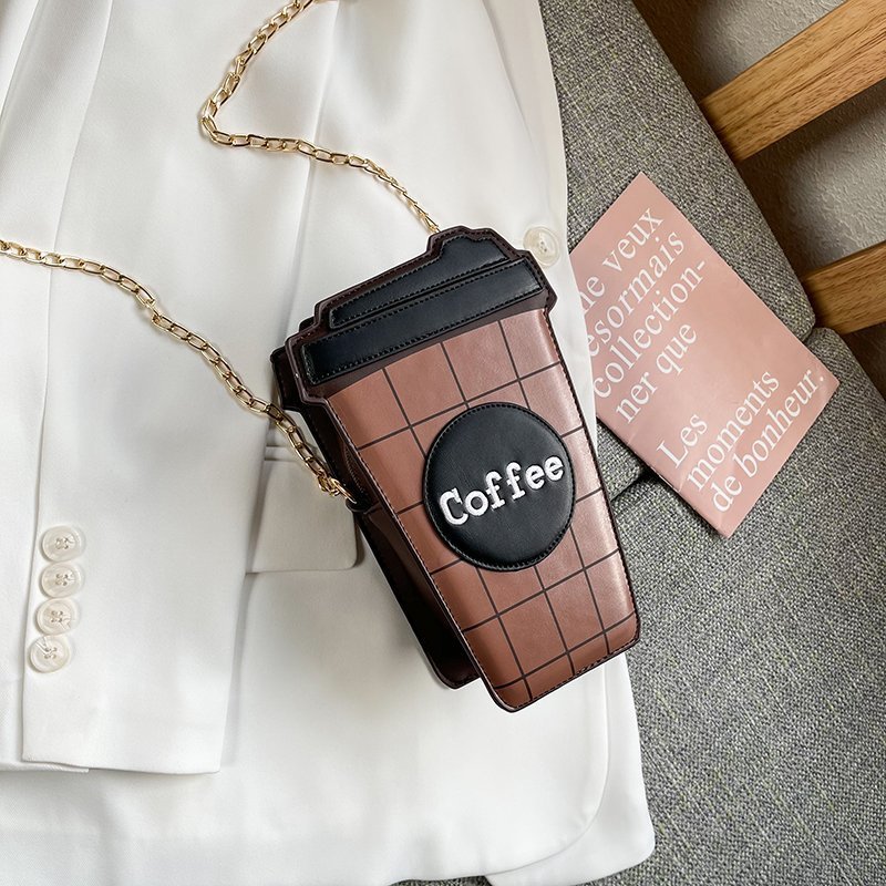 Coffee Cup Crossbody Bag