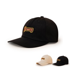 letter embroidery wide-brimmed hip-hop style baseball cap wholesale Nihaojewelry