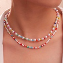 NZ2232 Naizhu Design Sinn Farbe Perlen Reis Perlen Halskette Bohemian Pastoral Stil Imitation Perle Halskettepicture10