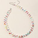 Collar de perlas de imitacin estilo Pastoral bohemio con cuentas de colores de diseo Nz2232picture11