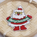 Dibujos animados Santa calcetines Bells broche de tela de cuero al por mayor Nihaojewelrypicture17