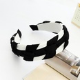 Korean clashing color fabric widebrimmed headband wholesale Nihaojewelrypicture16