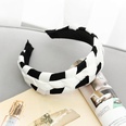 Korean clashing color fabric widebrimmed headband wholesale Nihaojewelrypicture17