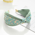 Korean floral fabric color matching knotted headband wholesale Nihaojewelrypicture20