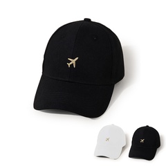 Hot Selling Hat Women's Korean-Style Fashionable Sun-Proof Embroidered Aircraft Baseball Cap Japanese Style Face-Looking Little Wild Peaked Cap Men