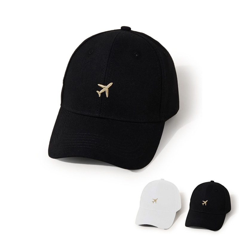 Hot Selling Hat Womens KoreanStyle Fashionable SunProof Embroidered Aircraft Baseball Cap Japanese Style FaceLooking Little Wild Peaked Cap Men