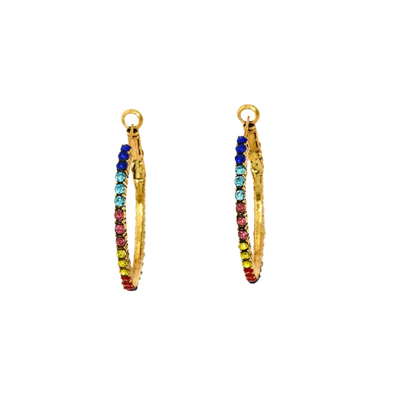 Bijoux Fantaisie Boucles Doreilles | Vente En Gros Nouvelles Boucles D39oreilles En Forme De C Diamant Color Nihaojewelry - ZS34525