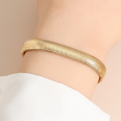flat snake chain simple bracelet wholesale jewelry Nihaojewelry