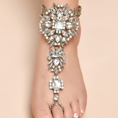 geometric diamond-studded hyperbole long bracelet anklet wholesale jewelry Nihaojewelry