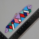 color rhombus miyuki beads handwoven classic wide bracelet wholesale jewelry Nihaojewelrypicture11