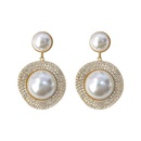 wholesale fashion rhinestone pearl drop earrings Nihaojewelrypicture16