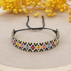 flower geometric handmade Miyuki bead ethnic style bracelet wholesale jewelry Nihaojewelry