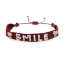 Miyuki bead braided LOVE letter ribbon bracelet wholesale jewelry Nihaojewelrypicture20
