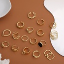 wholesale jewelry geometric twist circle glossy open ring nihaojewelrypicture13