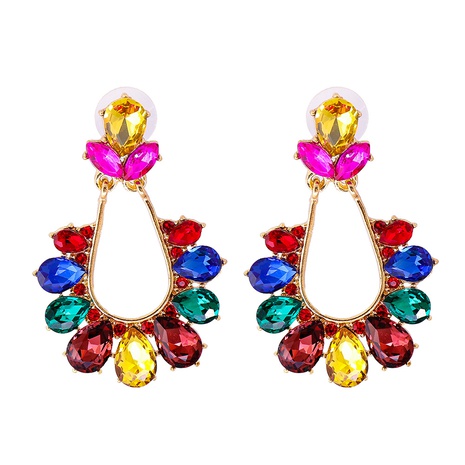 wholesale simple geometric diamond colorful drop earrings Nihaojewelry's discount tags