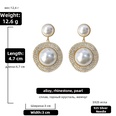 wholesale fashion rhinestone pearl drop earrings Nihaojewelrypicture21