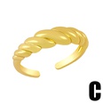 Europischer und amerikanischer neuer Gewinde ring kreative Persnlichkeit vergoldtes FischgrtenSchlssels chloss ins InternetPromiRetroRing rim36picture15