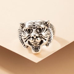 vente en gros bijoux bague tête de tigre en trois dimensions nihaojewelry