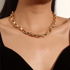 retro hollow square splicing necklace wholesale Nihaojewelry
