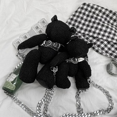 wholesale cute bear doll one-shoulder messenger bag nihaojewelry