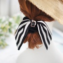 Korea Fashion OL Striped Bowknot Long Ribbon Scrunchies Grohandel Nihaojewelrypicture21