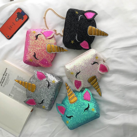 new cartoon cute unicorn chain messenger bag wholesale Nihaojewelry's discount tags