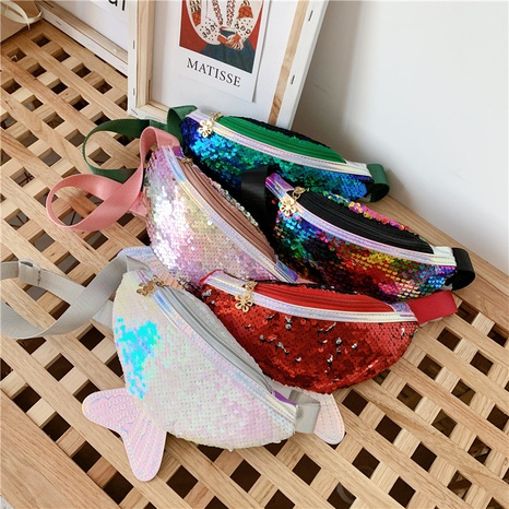 Korean fishtail sequined mini children's bag wholesale Nihaojewelry's discount tags