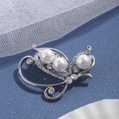 Accessoires de broche papillon perle en gros Nihaojewelry