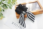Korea Fashion OL Striped Bowknot Long Ribbon Scrunchies Grohandel Nihaojewelrypicture23
